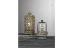 Heart of House Frieda Cloche Table Lamp - Clear